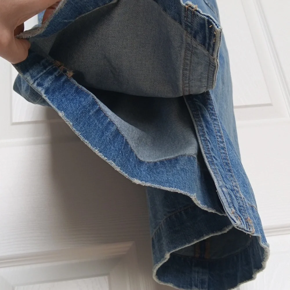 Like-New Ptp15" H&M Blue Denim Button Down Dress - Picture 10 of 16